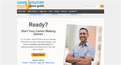 Desktop Screenshot of gameindustrycareerguide.com