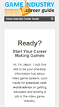 Mobile Screenshot of gameindustrycareerguide.com